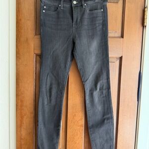 Liverpool Skinny Jeans in Washed Black
